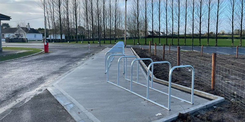 Car park extension construction and civil engineering.