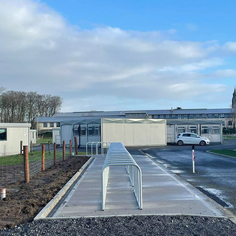 Construction work to car park at Roscommon community college